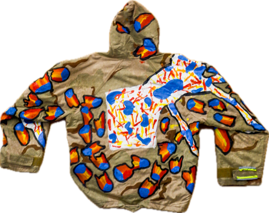 "Burning Flame" CHEM Gear Jacket (Large)