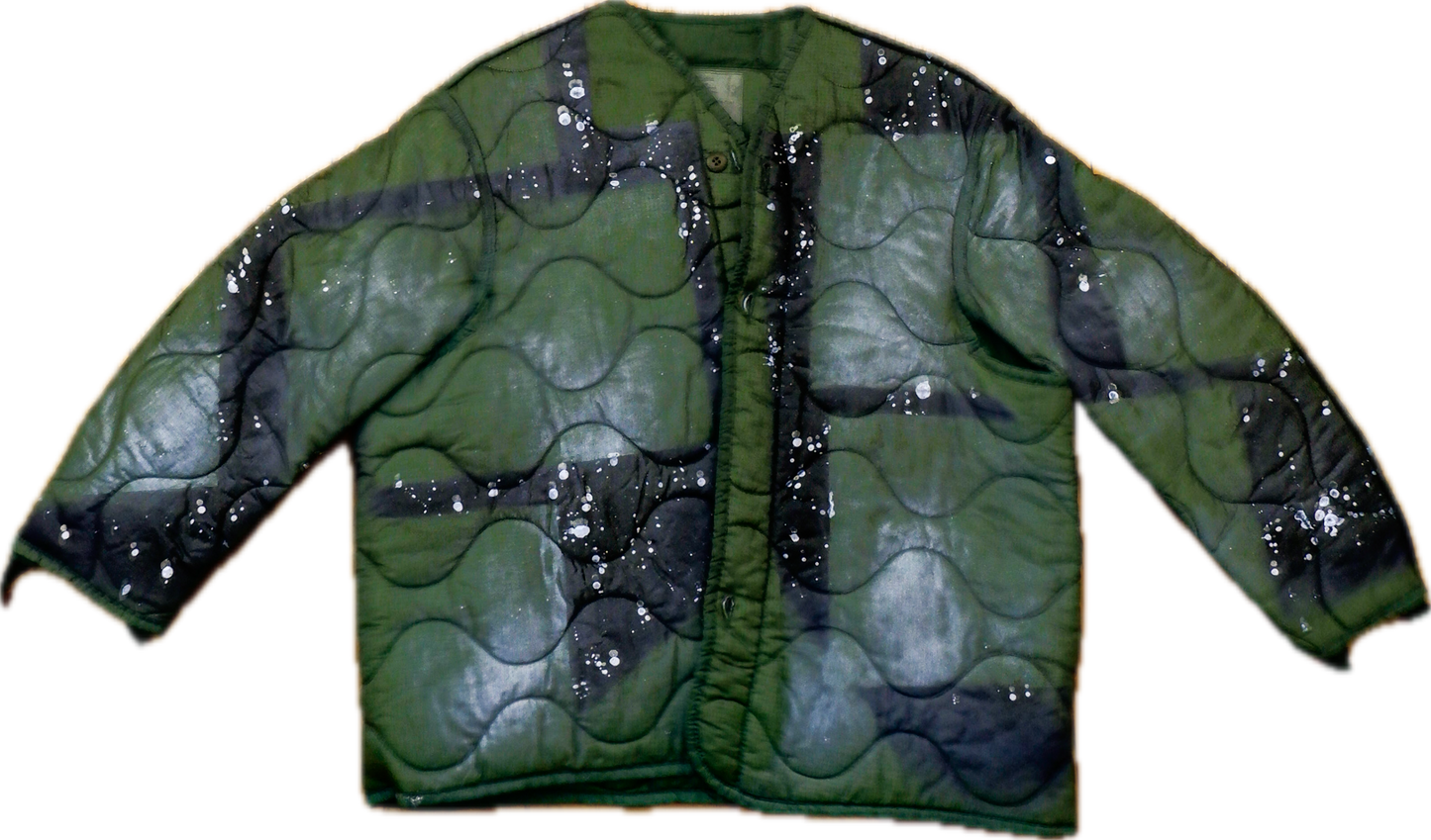 SpAcE Camo Quilted  Liner Jacket (Large)