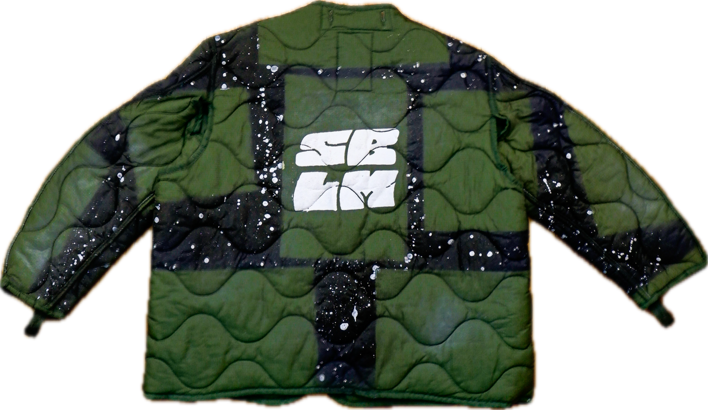 SpAcE Camo Quilted  Liner Jacket (Large)