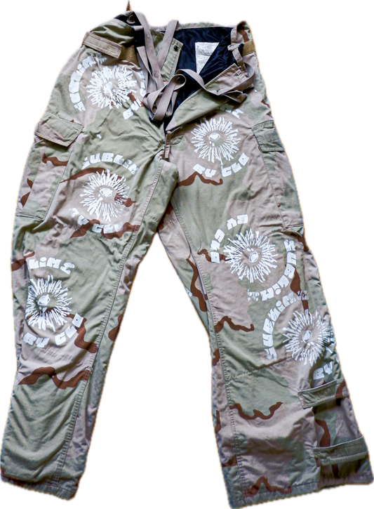 White SUBLIME CHEM Gear PANTS (Large)