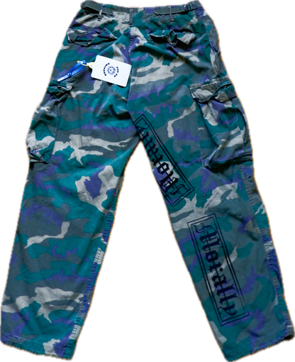 BDU "MORALLY" Green Pants (Small)
