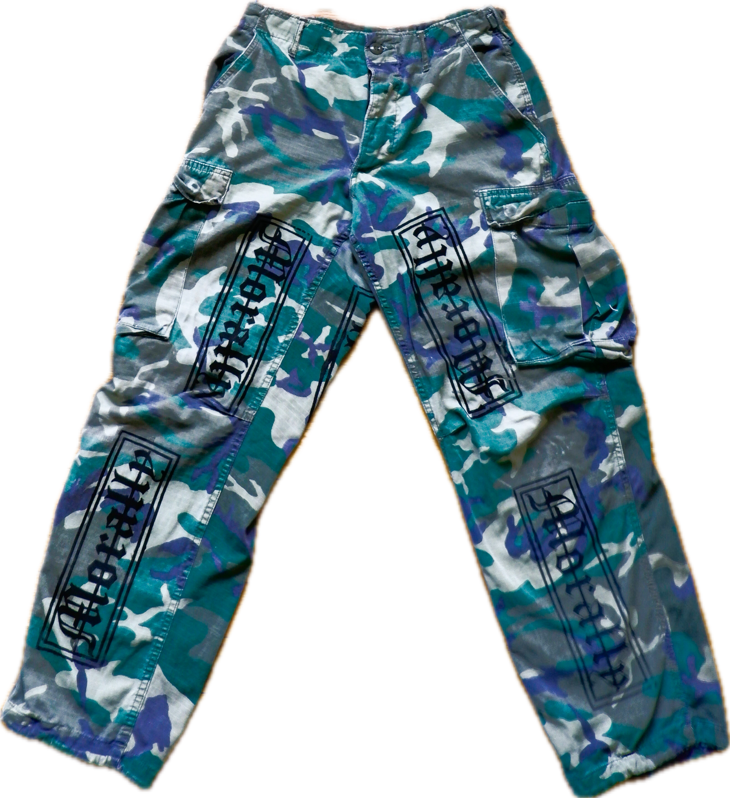 BDU "MORALLY" Green Pants (Small)